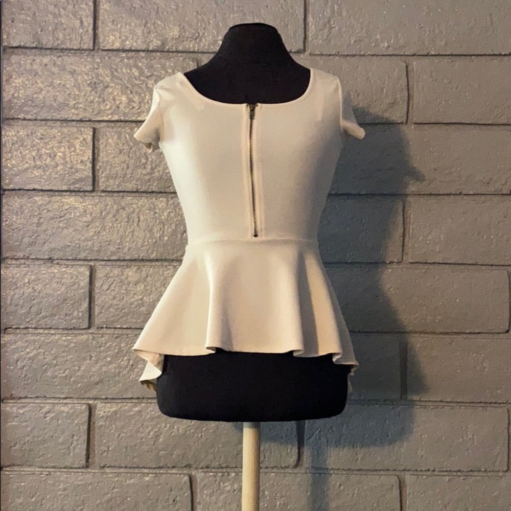 Cream blouse